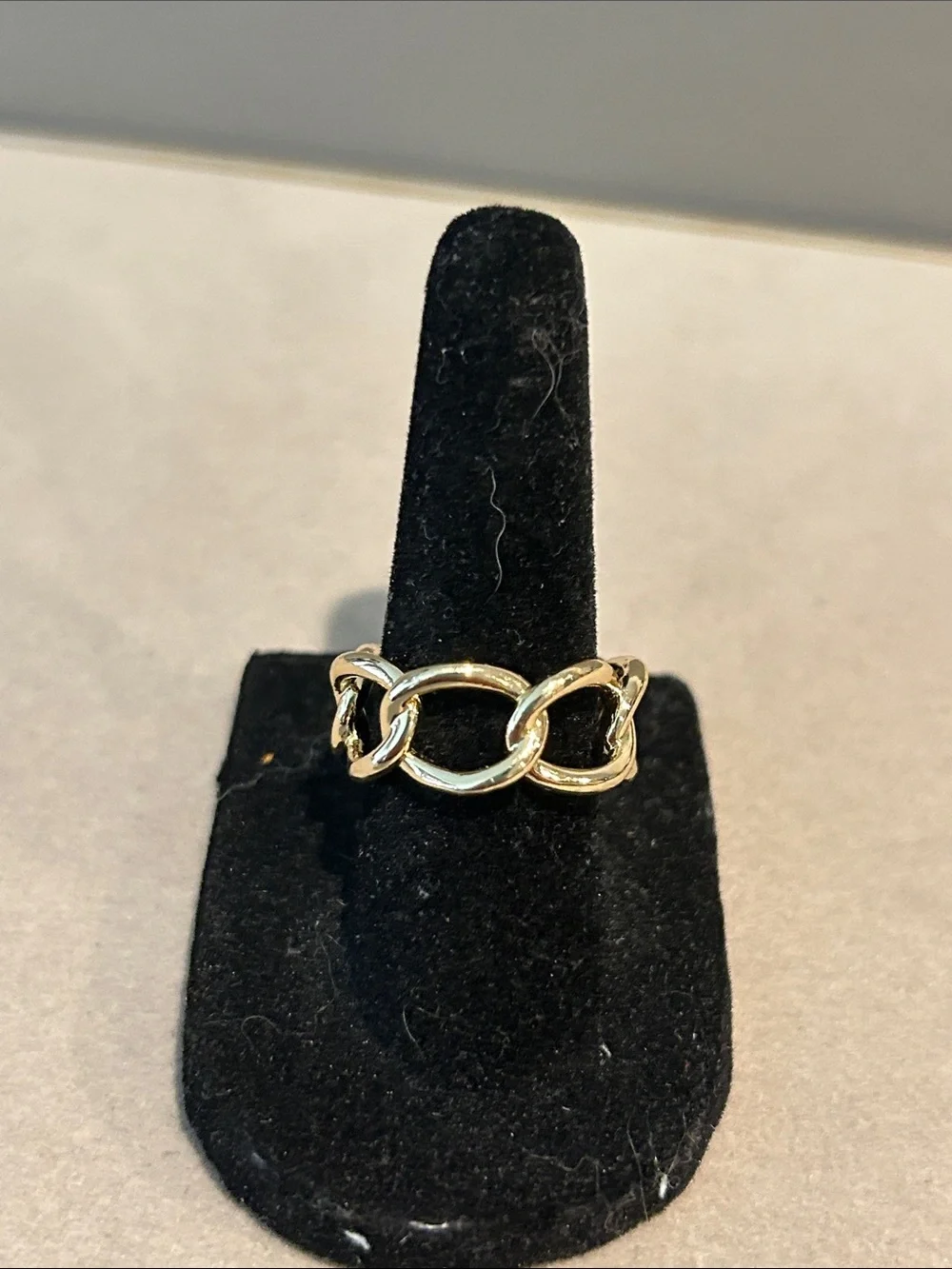 Gold Link Chain Ring - Women Jewelry